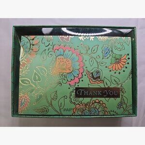 PAPYRUS Thank You Cards with Lined Envelopes, Floral No. 5303891 See Description